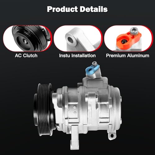 Image of cciyu Air Conditioning Compressor Fit for J-eep Grand for Cherokee 4.7L