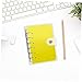 GANAZONO 2Pcs Transparent Loose Leaf Notebook Cover Lightweight Diary Binder Protector for Journaling and Note Taking Design