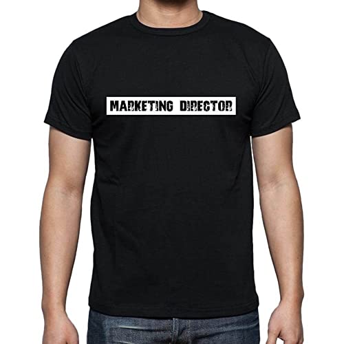 Ultrabasic - Homme Tee-Shirt Profession De Directeur Du Marketing – Marketing Director Occupation – T-Shirt Graphique Éco-Responsable Vintage Cadeau Nouveauté Noir Profond S