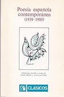 Poesía española contemporánea (1939-1980) 8420509353 Book Cover