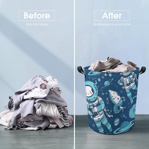 Panier à linge Soar Into Space rigide et durable en toile épaisse - 6