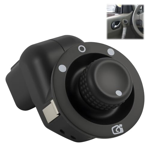 Bouton de Réglage Électrique de Rétroviseur, Interrupteur de Commande de Miroir Compatible avec Megane II, Laguna II, Clio III, Kangoo et Scenic II, OEM :...