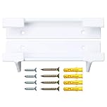 SHEAWA Enhancement Wall Mount Wall Bracket Holder for PlayStation 4 PS4 Slim Pro Console Came Pad (PS4, White)
