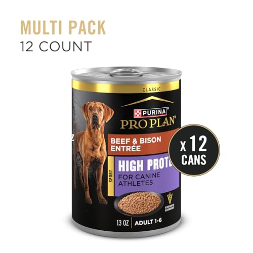 Purina Pro Plan Sport High Protein Wet Dog Food Beef and Bison Entrée - 13 oz. Cans,(Pack of 24) - image 3