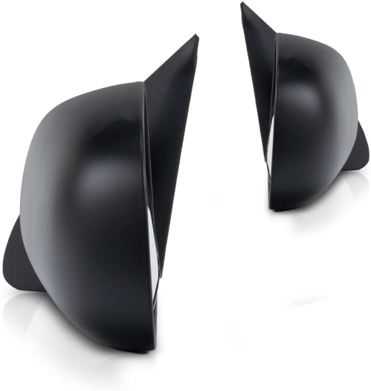 For Toyota Tacoma 2005-2011 Door Mirror Driver and Passenger Side | Pair | Manual | Standard/Extended Cab | Textured | Replacement For 87940-04170, 87910-04160 | TO1320204, TO1321204