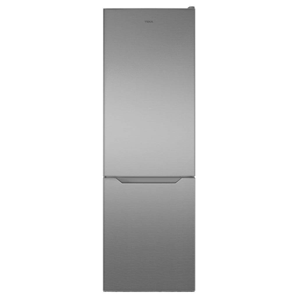 Teka | Frigorífico Combi No Frost | Modelo NFL 320 C | 2 Puertas y Control electrónico | Eficiencia Energética A+ | Color Acero Inoxidable | 188 x 59.5 x 63.5 cm