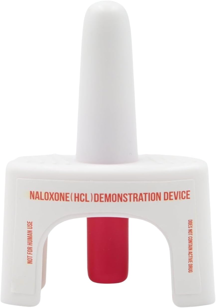 Naloxone Nasal Spray Training Device for First Aid | Reusable | Includes Two Training Devices & Instructions | Pack of 25 | Contains NO Medication