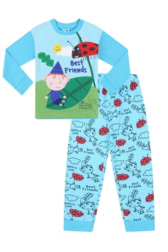 Ben & Holly Ben and Hollys Little Kingdom Best Friends Long Pyjama Set PJs for Kids (18-24 Months) Blue