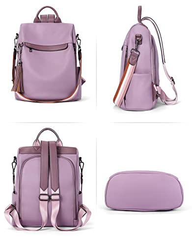 Telena Backpack Purse For Women, Pu Leather Anti Theft Travel Backpack Purse Shoulder Bags With Tassel #TOP4