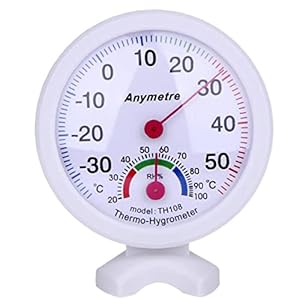 Witte Thermometer Eenvoudige Schaal Grill Thermometer Vochtigheid in Huis voor Metingstemperatuur