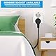 2 Stück Doppelstecker für Steckdose, Steckdosenadapter 2-Fach mit Schutzkontakt, Tragbar Steckdosenverteiler Ohne Kabel,steckdosen doppelstecker für Küche Büro Hause Reisen