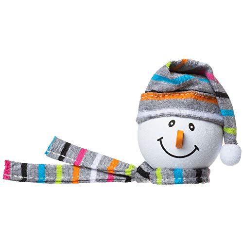 Tenna Tops Snowman Grey Winter Hat & Scarf Car Antenna Topper/Mirror Hanger/Dashboard Buddy