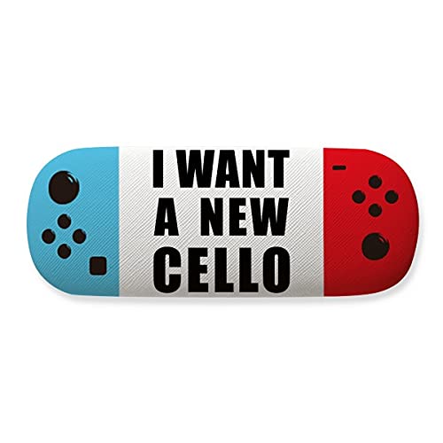 Étui de rangement pour lunettes I Want A New Cello rigide anti-rayures
