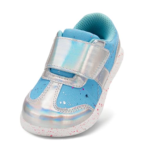 SKYWHEEL Size 10 Toddler Girl Shoes Wide Barefoot Mesh Breathable Lightweight Slip On Shoes Kids Walking Running Sneakers