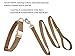YUDOTE Weiche Cord-Hundeleine Klein,1.5x150cm,Kaffee-Braun