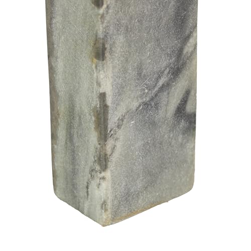 Set de 3 estatuas decorativas abstractas de mármol negro miniatura 3