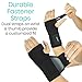 Vive Wrist Brace - Carpal Tunnel Hand Compression Support Wrap for Men, Women, Tendinitis, Bowling, Sports Injuries Pain Relief - Removable Splint - Universal Ergonomic Fit (Black, Right)
