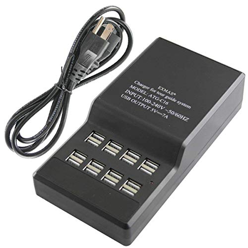 Sistema Inalámbrico de Transmisión de Voz para Guías Turísticos EXMAX ATG-100T, 195 MHz, Equipamiento para Interpretación Susurrada en Iglesias, Tribunales y Traducción Simultánea (1 Transmisor y 5 Receptores con Base de Carga USB) miniatura 3