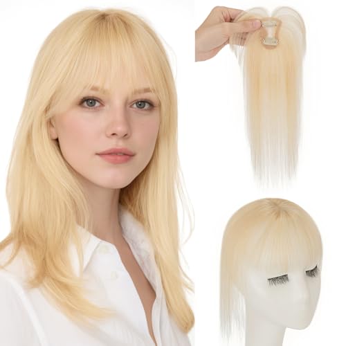 Hairro Wispy Bangs Clips in Real Human Hair, 3D 360°