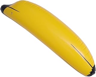 Toyvian 6 Peças De Brinquedo Para Crianças Piscina Para Crianças Ornamento De Banana Brinquedo De Estresse Banana Banana Grande Inflável Banana Frutas Adereços Exibição Banana Prop Pvc