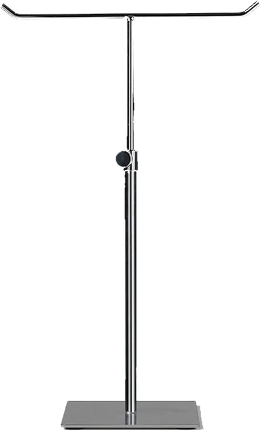 Jewelry Display Rack Metal Jewelry Stand Display Necklace Holder T-Bar Plated Tabletop Jewelry Organizer Tower for Hanging Pendant Earring Bracelet Jewelry Display Stand(Silver)