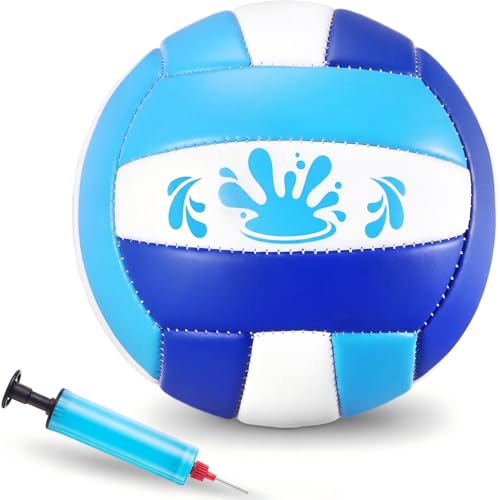 Leitee 5/8.5" Waterproof Pool Volleyball with Pump