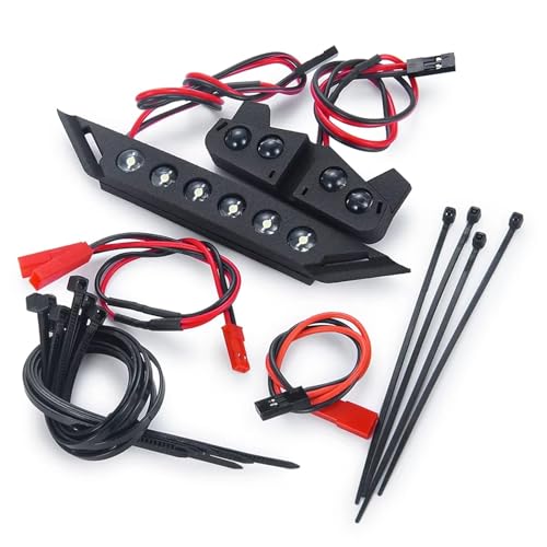 Compatible With 1/10 4x4 2wd For VXL XL-5 For SLASH RC �N���[���[�J�[�p�[�c�t�����g�ƃ��A���C�g�X�|�b�g���C�g�����v�o�[ DC 3-5v �p�[�c RC�J�[