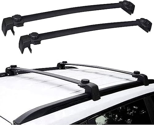 Image of LeLeD 2PCS Car Roof Rack Waterproof Top Bag Storage Luggage Support For Jeep Compass 2017-2021,Roof Rack Luggage,Roof Crossbar