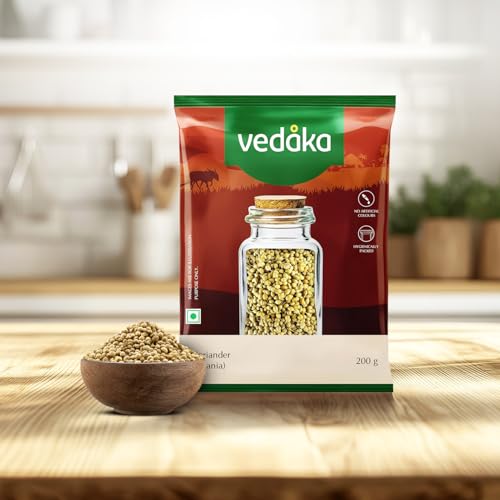 Image of Amazon Brand - Vedaka Coriander (Dhania) Seeds, 200g