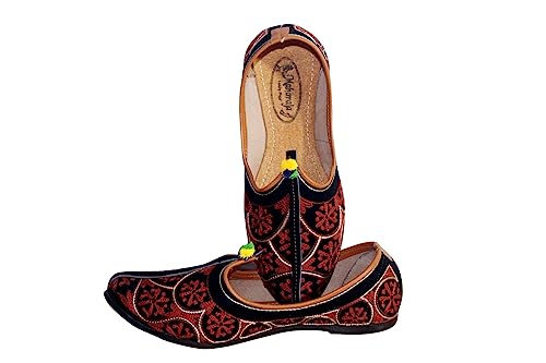 Shadegarnet Enterprises Punjabi Jutti Men Leather, Men's Ethnic Footwear Perfect for Men's Casual, Ethnic Wear DXYM-7910