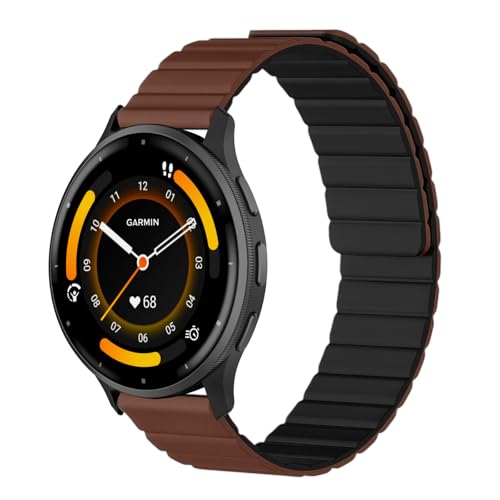 [MokaZii] 22mm �����o���h Garmin Venu 4 45mm/Forerunner 570 47mm/265/255/255 Music �Ή� ���C�t�� �V���R���_�炵�� �X�|�[�c �ւ��o���h ���߉\ �ϋv�� �R���p�`�u�� Garmin