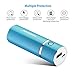 [Upgraded] POWERADD Slim 2 Most Compact 5000mAh External Battery 2.1A Ouput Portable Charger with Smart Charge for iPhones, iPad, Samsung Galaxy, HTC and More - Blue