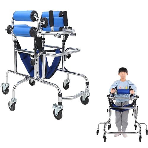 Ayuda para caminar para personas con parálisis cerebral Ayuda para caminar Hombres, 2.9~3.9 pies, S Personas mayores, 6/8 ruedas Adultos Parálisis cerebral Accidente cerebrovascular Marco de