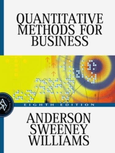 Quantitative Methods for Business 0324044992 Book Cover