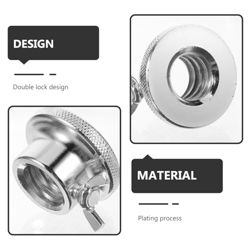 Gargantilha haltere grampos de barra para tampa de parafuso substituição porca sextavada trava dupla