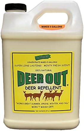 Deer Out Repelente concentrado de ciervo de medio galón (64 oz)