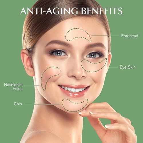 Image of Enaskin Naturals Under Eye Patches for Dark Circles: 60 Pairs Green Tea Eye Gels Mask - Reduce Wrinkles Puffy & Bags - Skin Treatment Pads - Anti Aging Moisturizer For Women (Green 2 Pack)