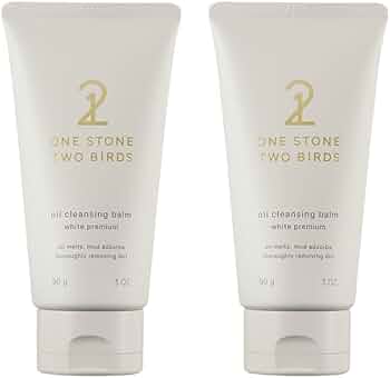 Amazon | ワンストーンツーバーズ オイルクレンジングバーム ホワイト