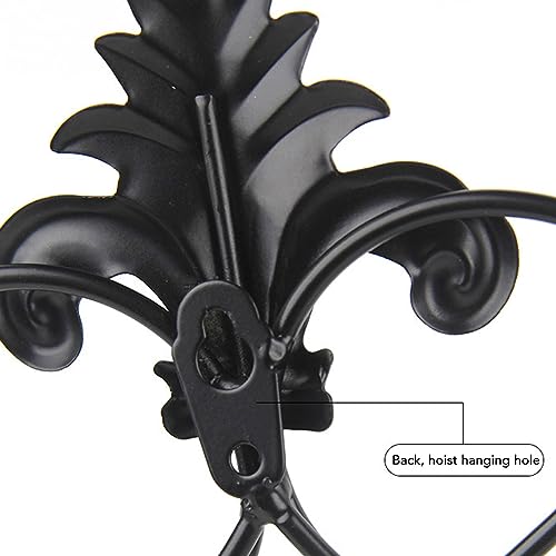 BEIJIALY 2PCS Wall Sconces Candle Holder, Iron Hanging Wall Candle Holders Decorative Candle Sconce for Home Decoration Weddings Events