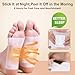 Natural Cleansing Foot Pads - 40PCS, Deep Cleansing Foot Pads with Ginger, Wormwood, Bamboo Vinegar for feet Care, Relieve feet Fatigue, Suitable for Travel or Home Use