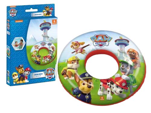 Mondo Toys - PAW PATROL Swim Ring - Aufblasbarer Schwimmring - Schwimmring - ideal für Jungen / Mädchen - verwendbar im Schwimmbad / Meer - 16629