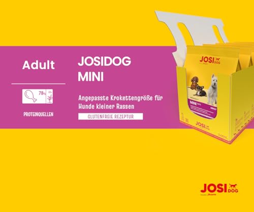 JosiDog Master Mix (5 x 900 g) | Adult | Premium Trockenfutter für ausgewachsene normal aktive Hunde | mit viel Protein & Roter Beete | Powered by JOSERA | Hundefutter | Alleinfutter | 5er Pack