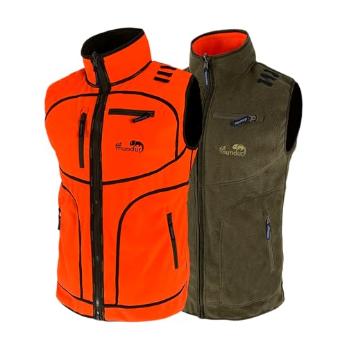 Digital Green Camo and Blaze Camo Orange Hunting Vest Jacket Reversible for Man Windstop Waterproof2