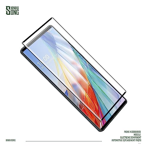 Verre trempé sérigraphié 9H avec couverture complète pour LG Wing 5G - 5