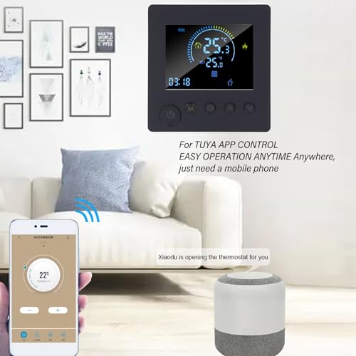 Thermostat Intelligent WiFi Programmable pour Éviter le Gaspillage d'Énergie