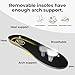 FitVille Wide Toe Box Shoes Women Comfortable Non Slip Wide Walking Shoes Women Swollen Feet Lightweight All Black