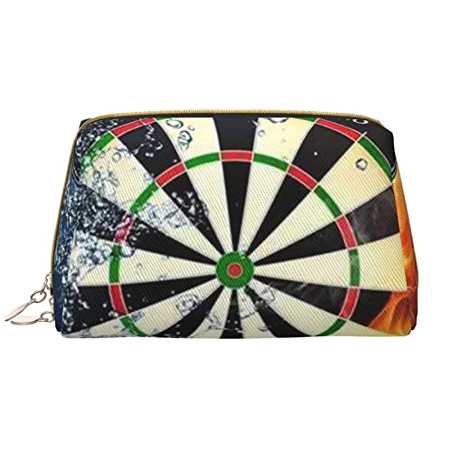 Trousse de maquillage en cuir fléchettes, idée cadeau originale pour femme et jeune fille