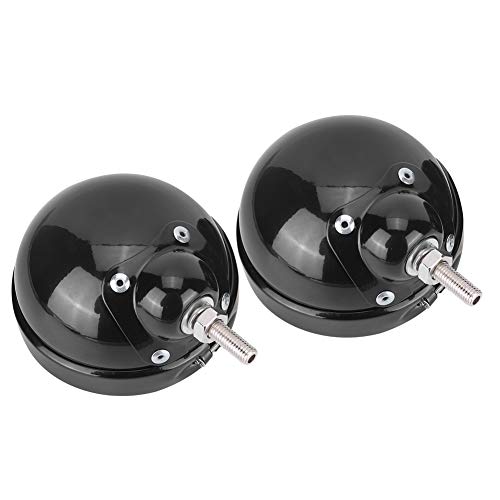 2Pcs Motorcycle Fog Light Housing 4.5 Inches Aluminum Alloy Fog Lamp Shell Fog Lamp Housing Barrel Bracket Suitable For Motorcycles Black #TOP9