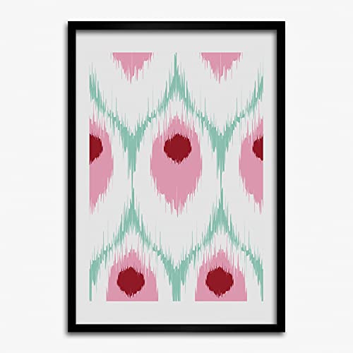 Cadre de bois moderne motif paon Tulup 50x70 cm pour illuminer votre salon