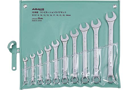 Amazon | ASH パネル型コンビネーションスパナセットインチ
